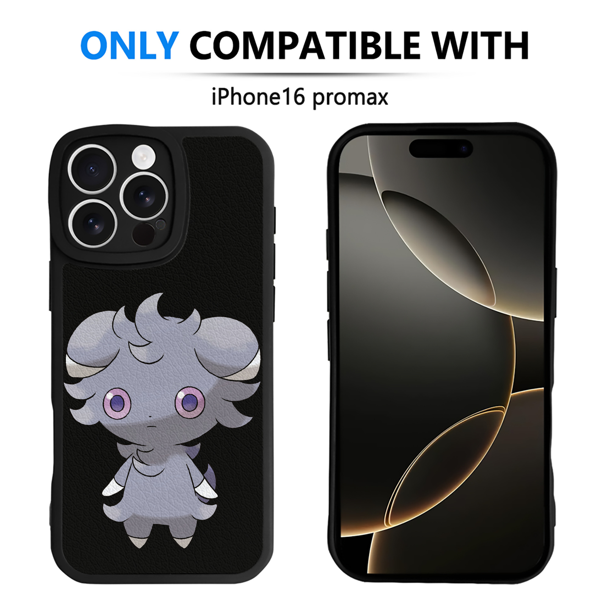 （画像用） ポケットモンスター Pokémon 【iPhone 16シリーズ対応】シリコンスマホケース（レザー調） 材質：シリコン